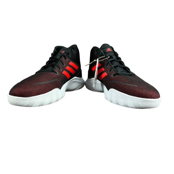 Adidas Own the Game Black Red White Shoes FY6008 Men's Size 13 - Picture 8 of 9